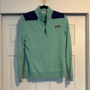 Vineyard Vines Green and Blue Shep Shirt